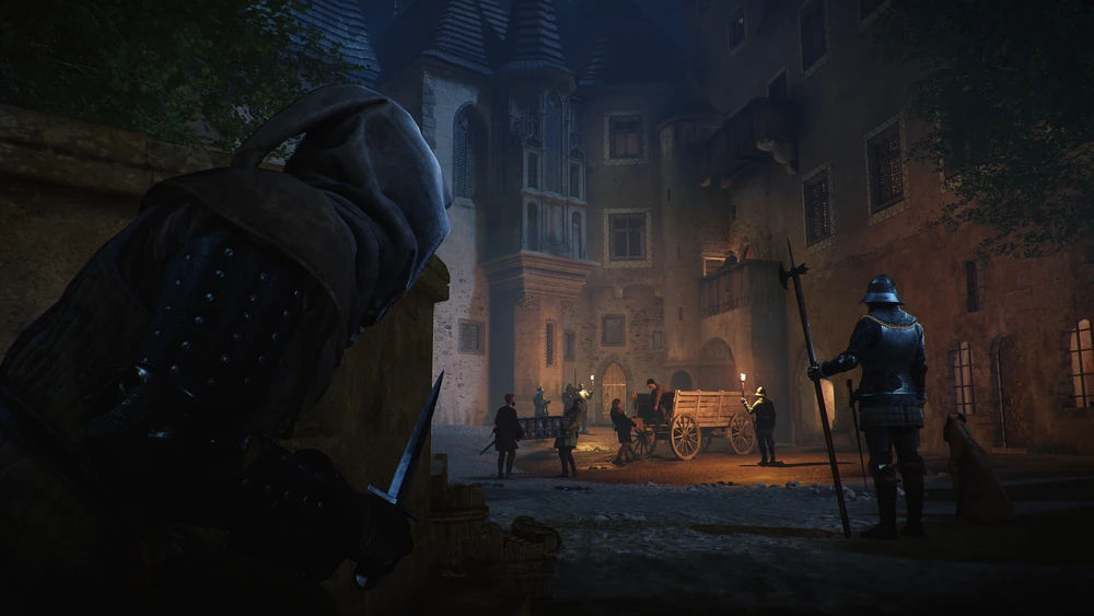 A medieval town in Kingdom Come Deliverance II, the setting for KCD2 multiplayer communities